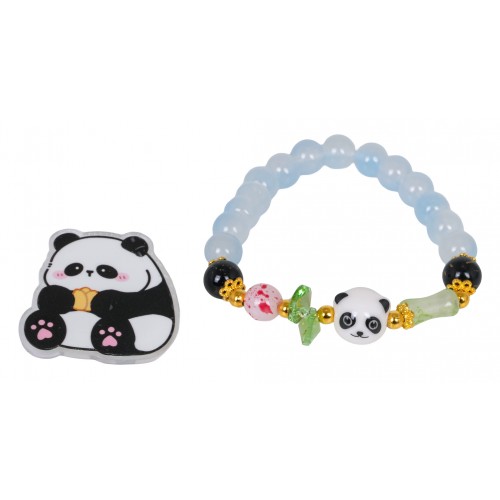 Panda Jewelry Set Blue Bracelet