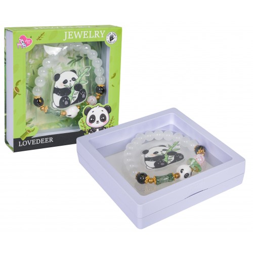 Panda White Bracelet Jewelry Set
