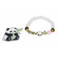 Panda White Bracelet Jewelry Set