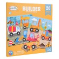 Magnetic Puzzle Construction Site + Book