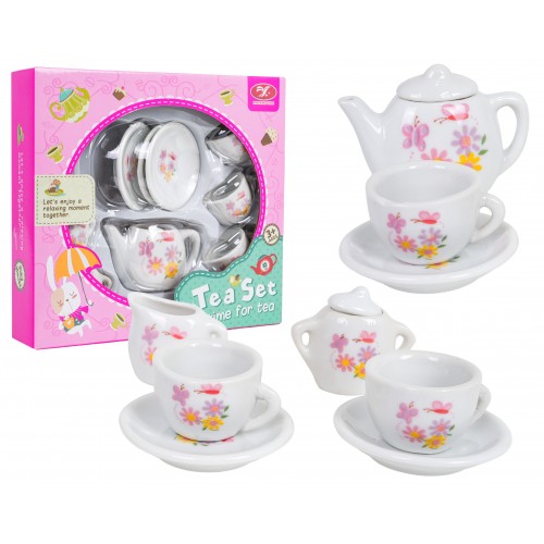 Ceramic Flower Tea Set