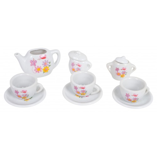 Ceramic Flower Tea Set