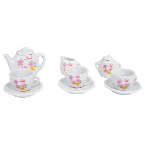 Ceramic Flower Tea Set