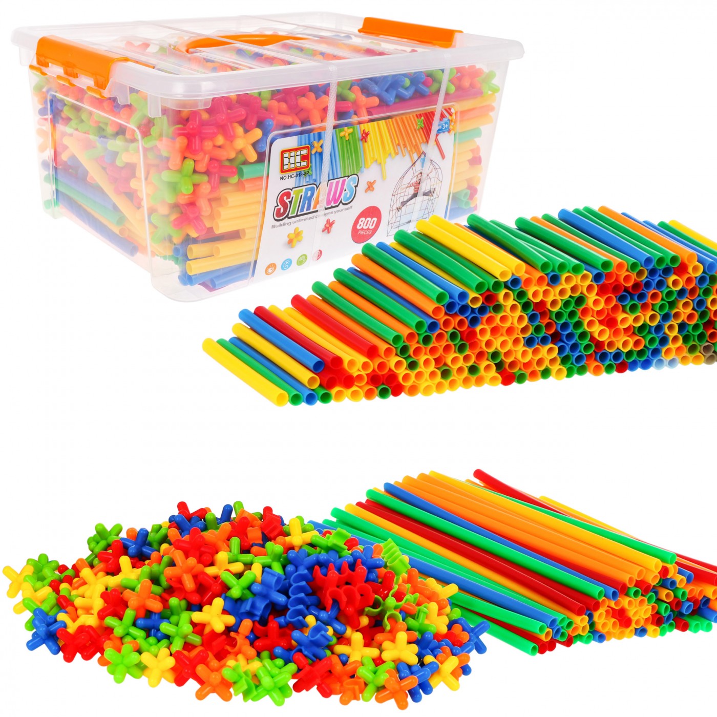 Construction Straws 800pcs.