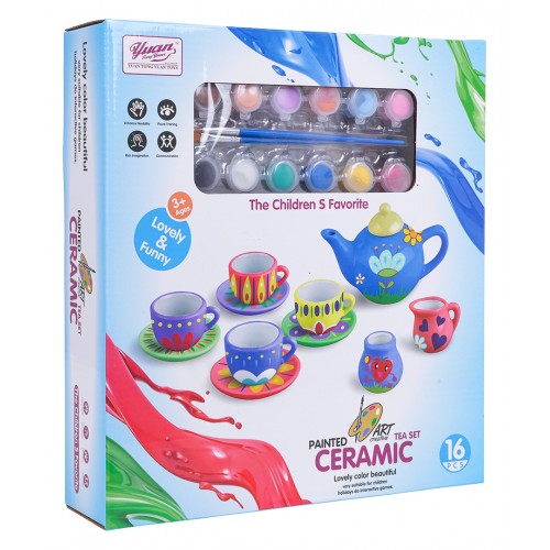 Ceramic Tea Painting Set
