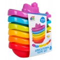 Set of Colorful Bath Boats