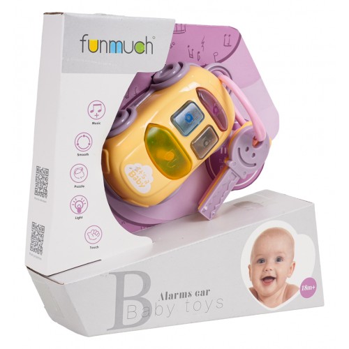 Soft Key Set and Keychain with Light Function for the Youngest