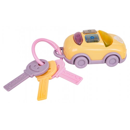 Soft Key Set and Keychain with Light Function for the Youngest