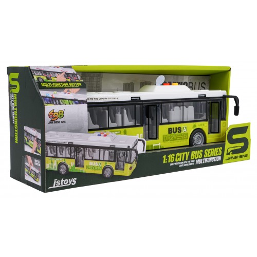 Bus with Light and Sound Function Green
