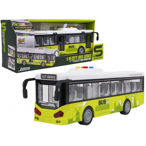 Bus with Light and Sound Function Green