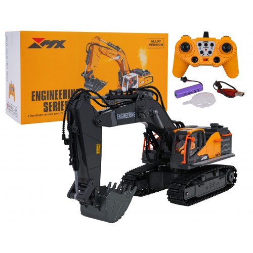 R/C Excavator with Metal Bucket and Smoke Function
