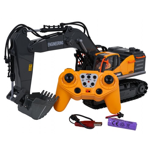 R/C Excavator with Metal Bucket and Smoke Function