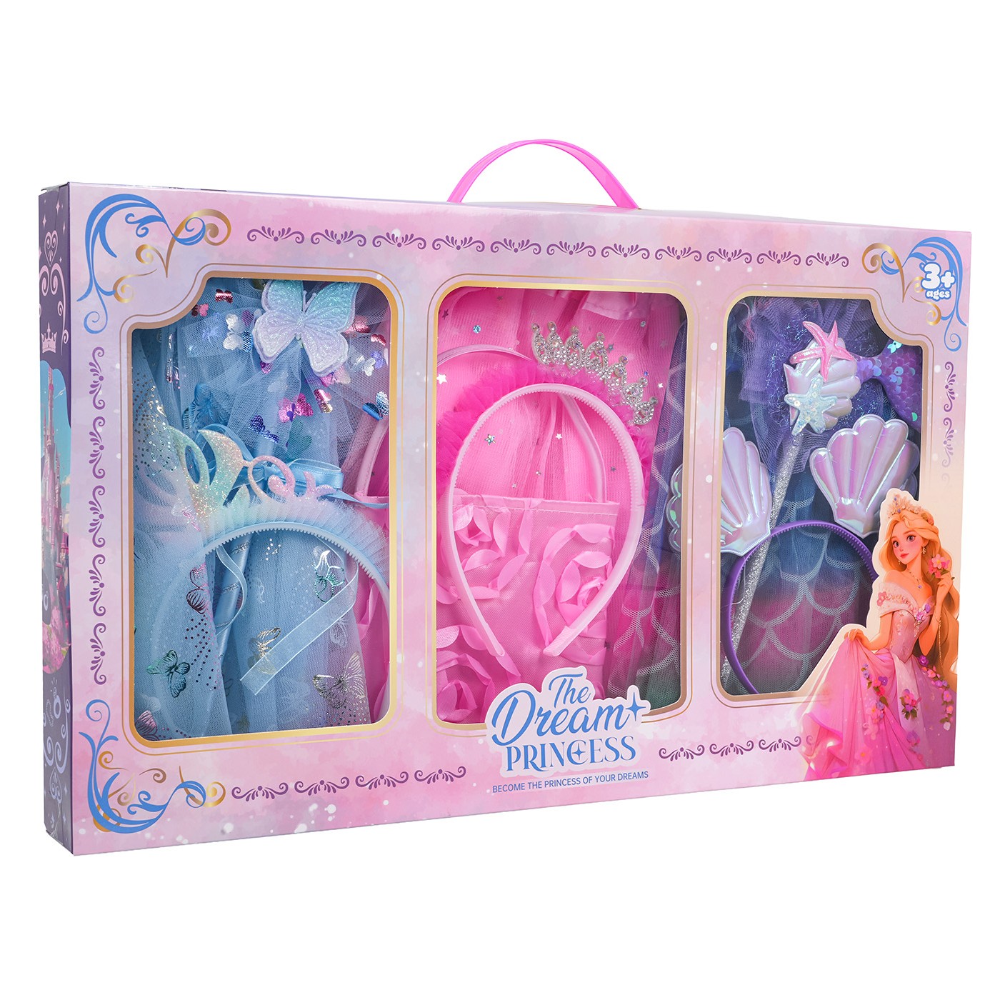 3in1 Accessories and Dresses Set