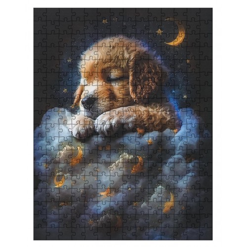 300 Piece Puzzle Set Dog in the Clouds