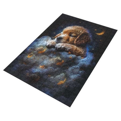300 Piece Puzzle Set Dog in the Clouds