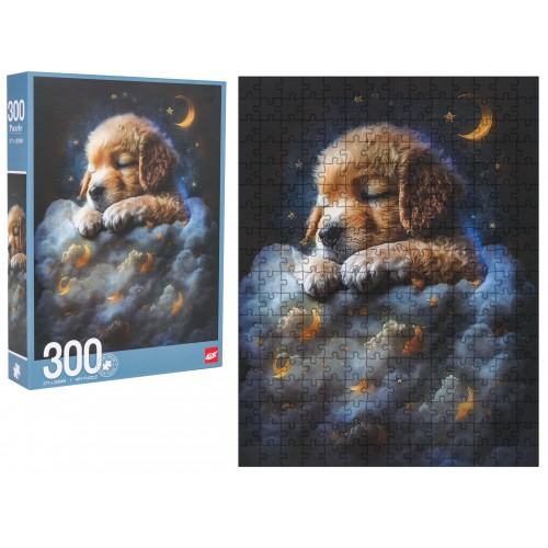 300 Piece Puzzle Set Dog in the Clouds