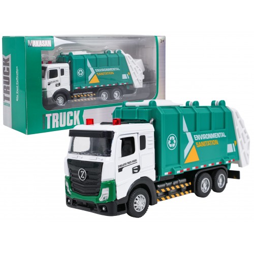 Metal Garbage Truck with Light Function