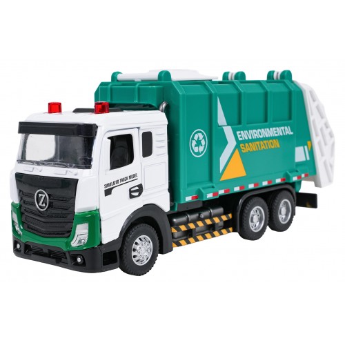Metal Garbage Truck with Light Function