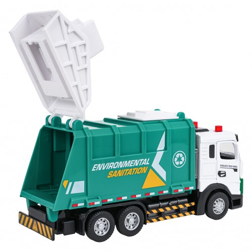 Metal Garbage Truck with Light Function