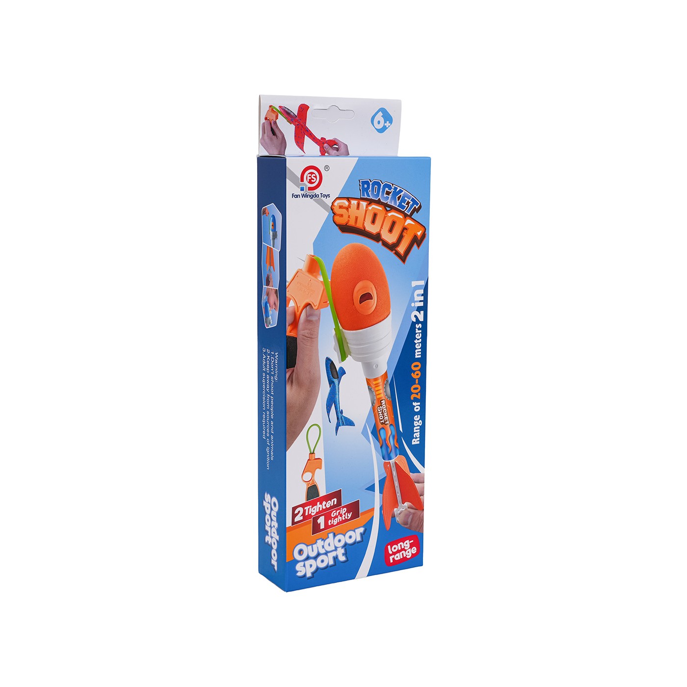 Blue 2in1 Plane Set with Launcher