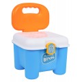 Soft Blocks Set + Storage Chair Blue