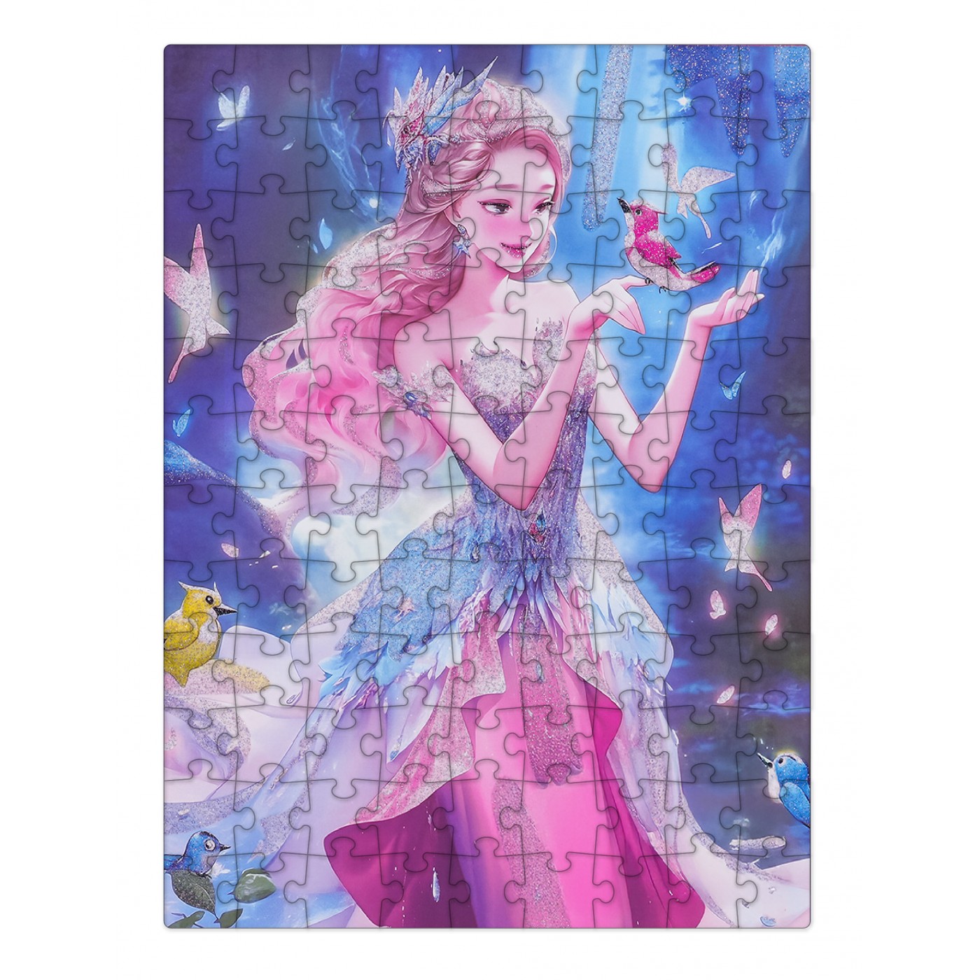Puzzle Set 100pcs. Princess Pink