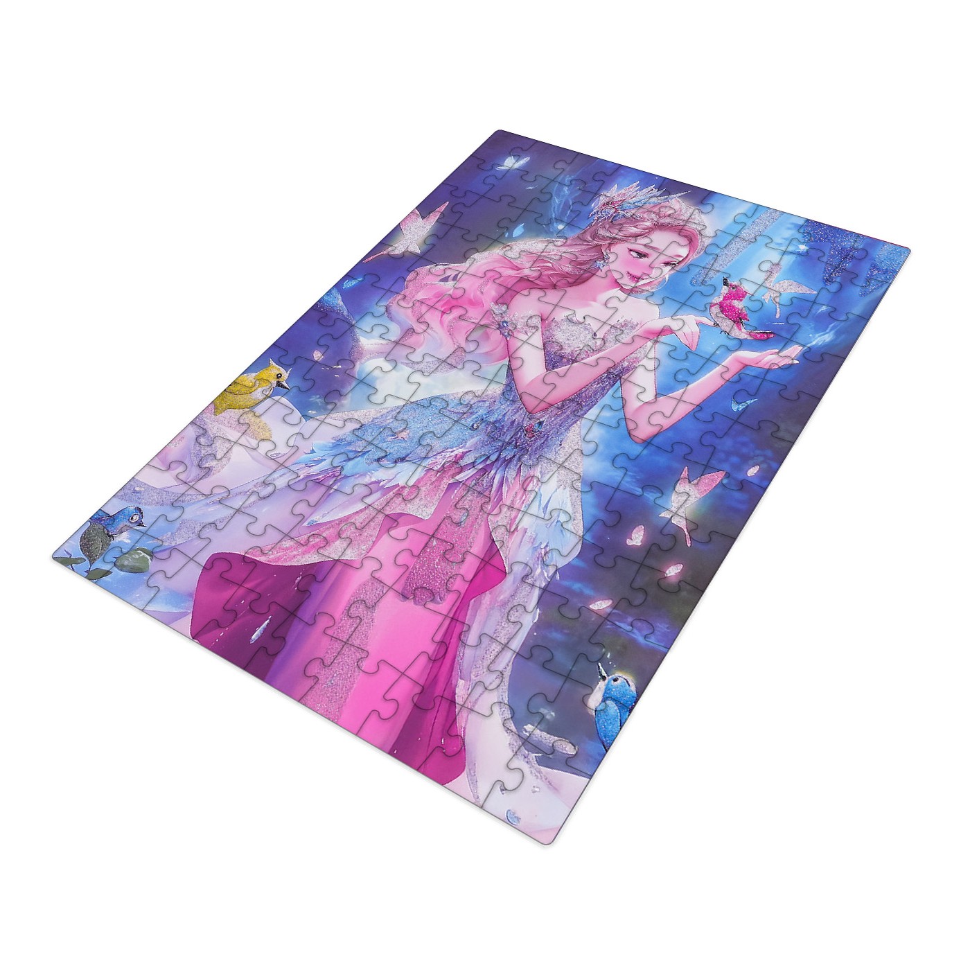 Puzzle Set 100pcs. Princess Pink