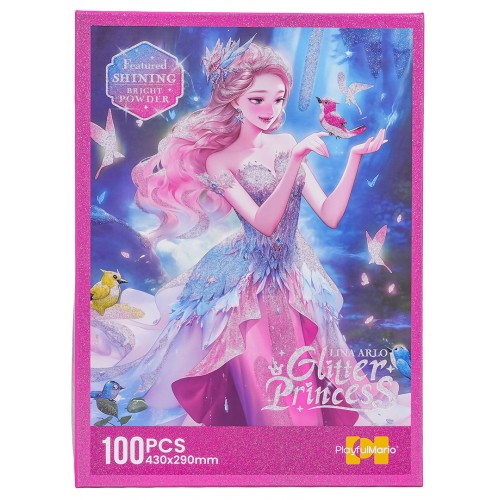 Puzzle Set 100pcs. Princess Pink