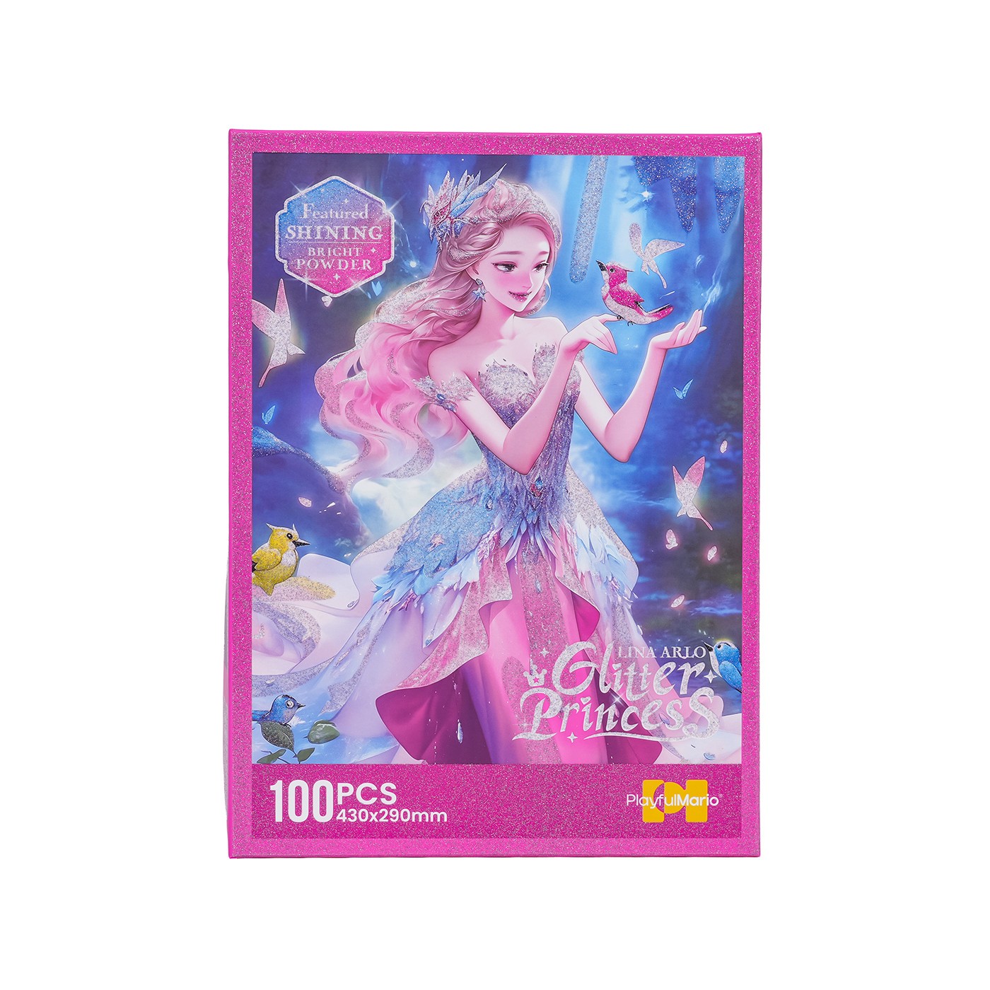 Puzzle Set 100pcs. Princess Pink