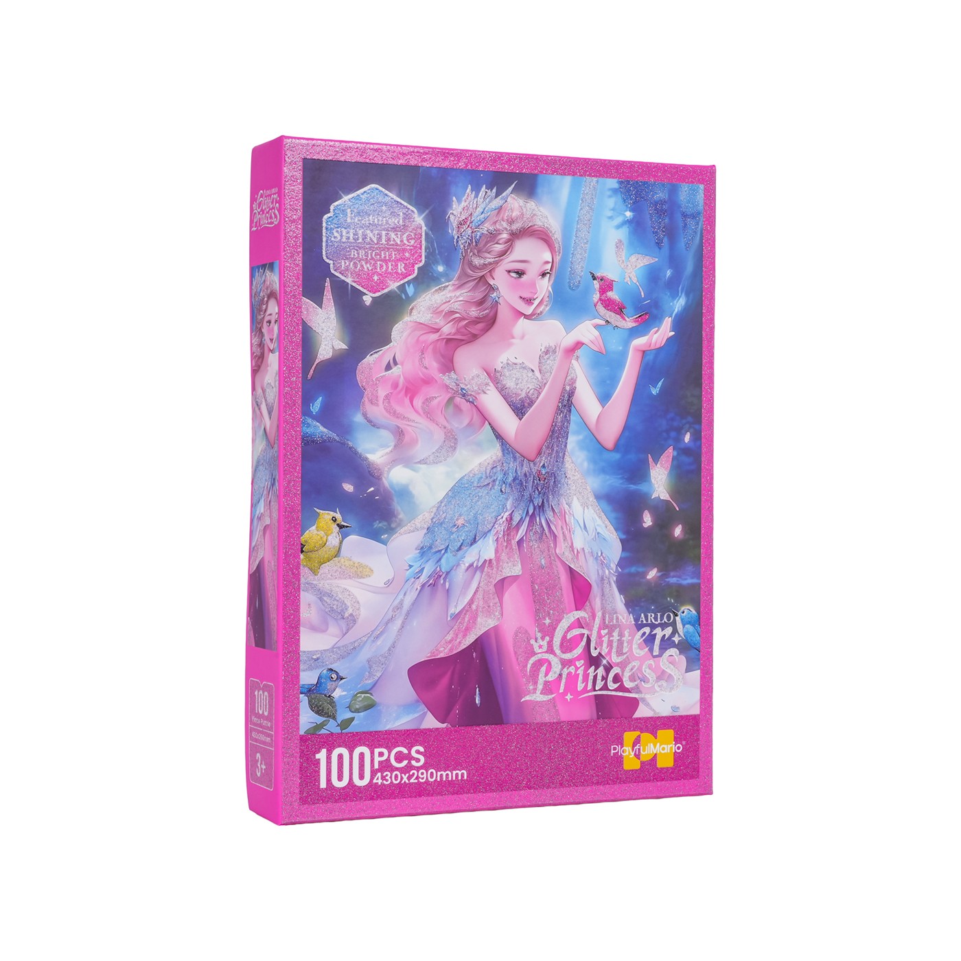 Puzzle Set 100pcs. Princess Pink
