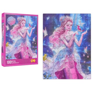 Puzzle Set 100pcs. Princess Pink