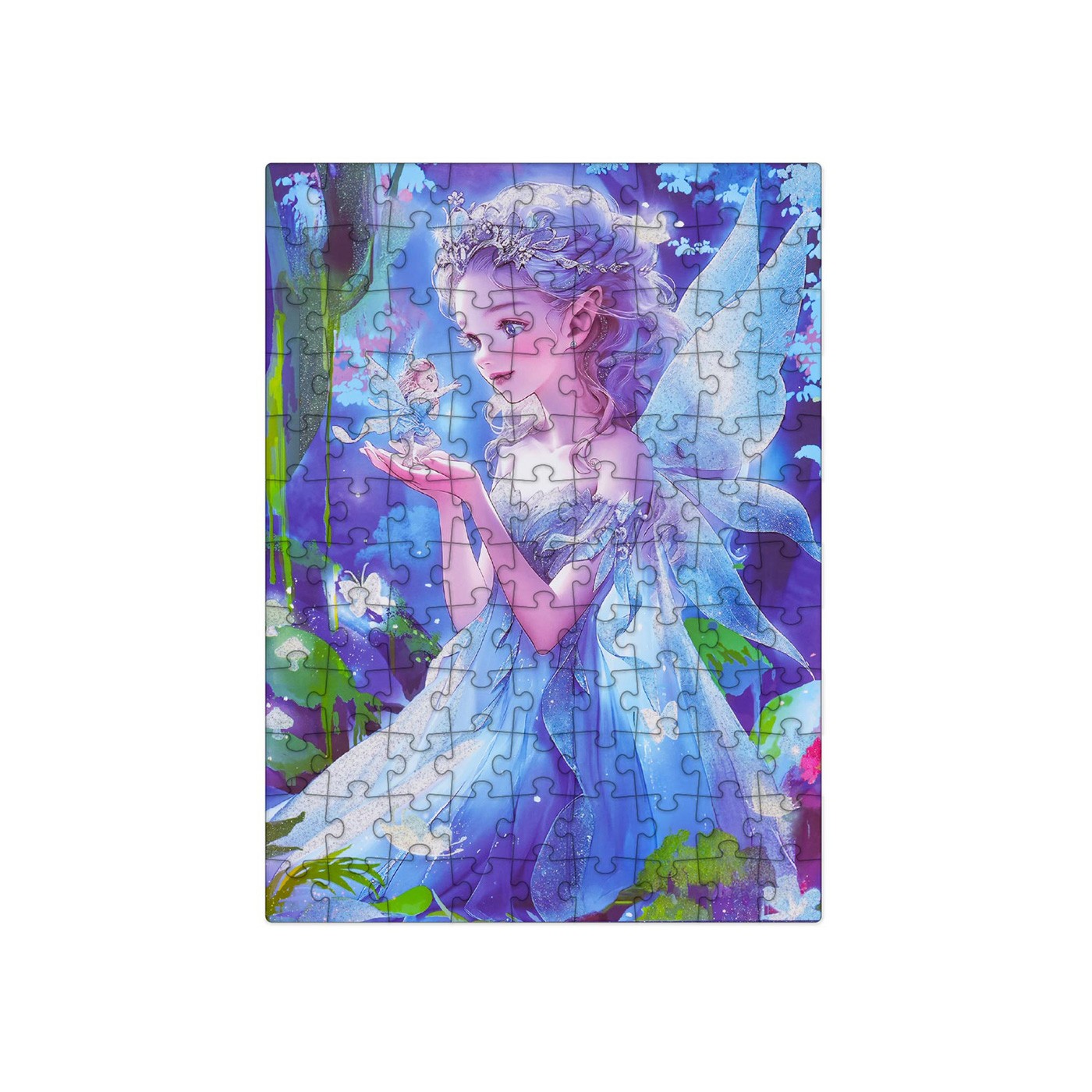 Puzzle Set 100pcs Princess Blue