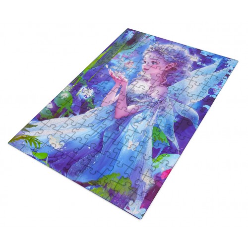 Puzzle Set 100pcs Princess Blue