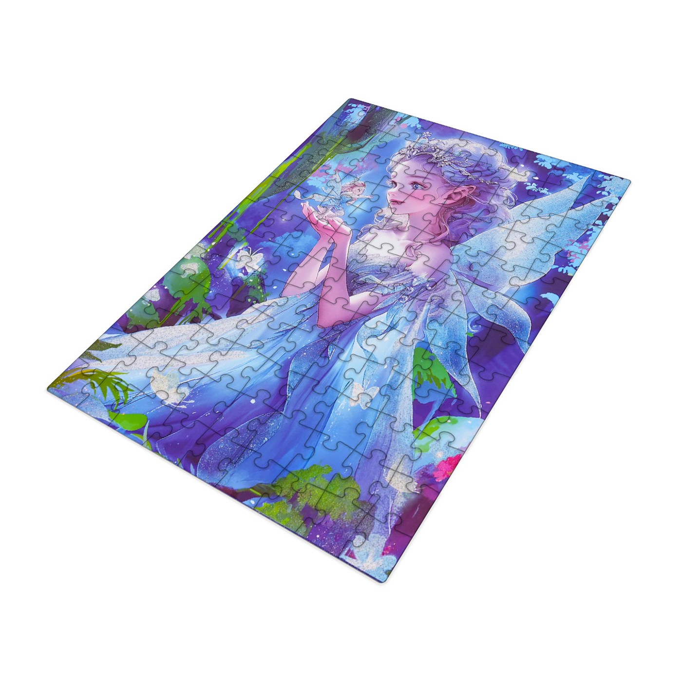 Puzzle Set 100pcs Princess Blue