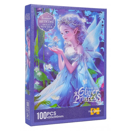 Puzzle Set 100pcs Princess Blue