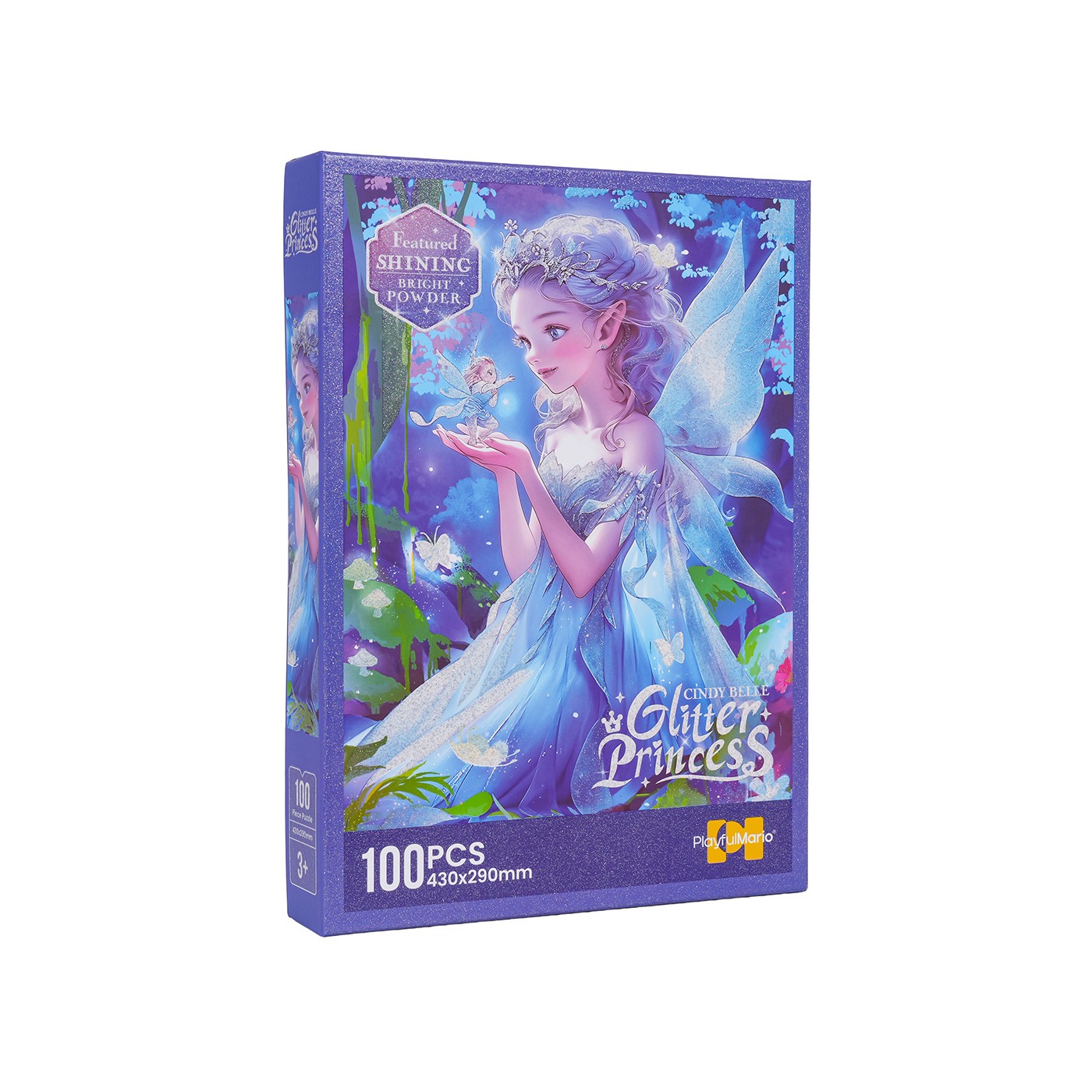 Puzzle Set 100pcs Princess Blue