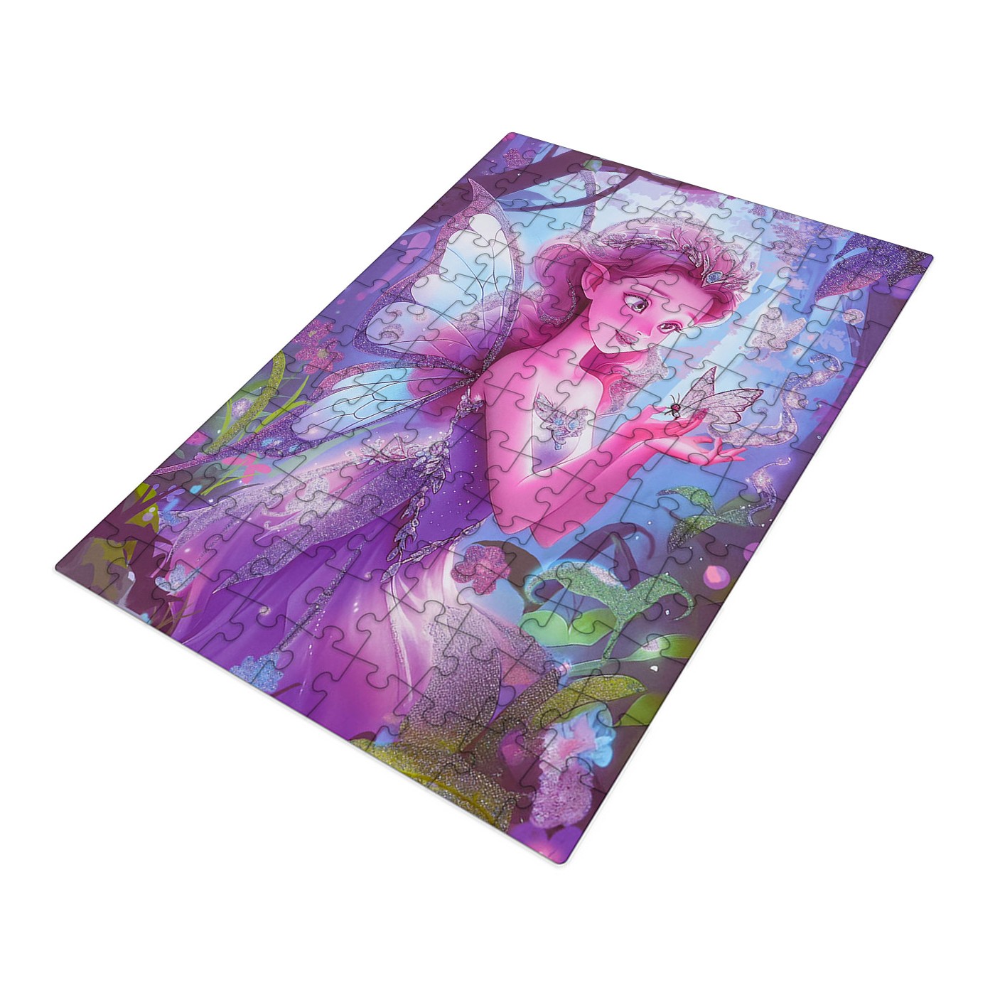 Puzzle Set 100pcs. Fairy Purple