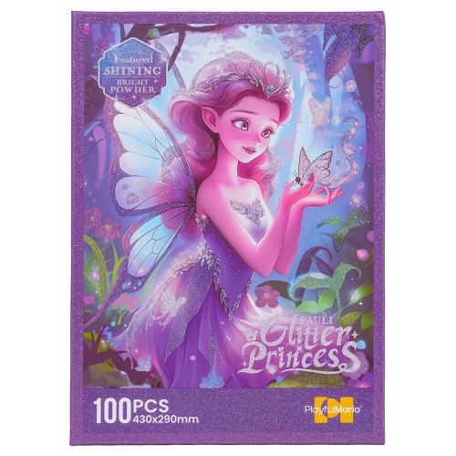 Puzzle Set 100pcs. Fairy Purple