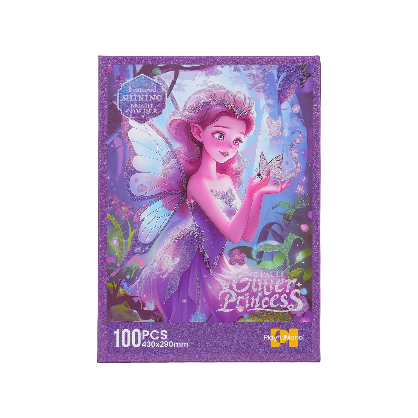 Puzzle Set 100pcs. Fairy Purple