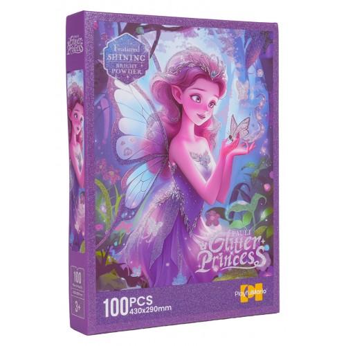 Puzzle Set 100pcs. Fairy Purple