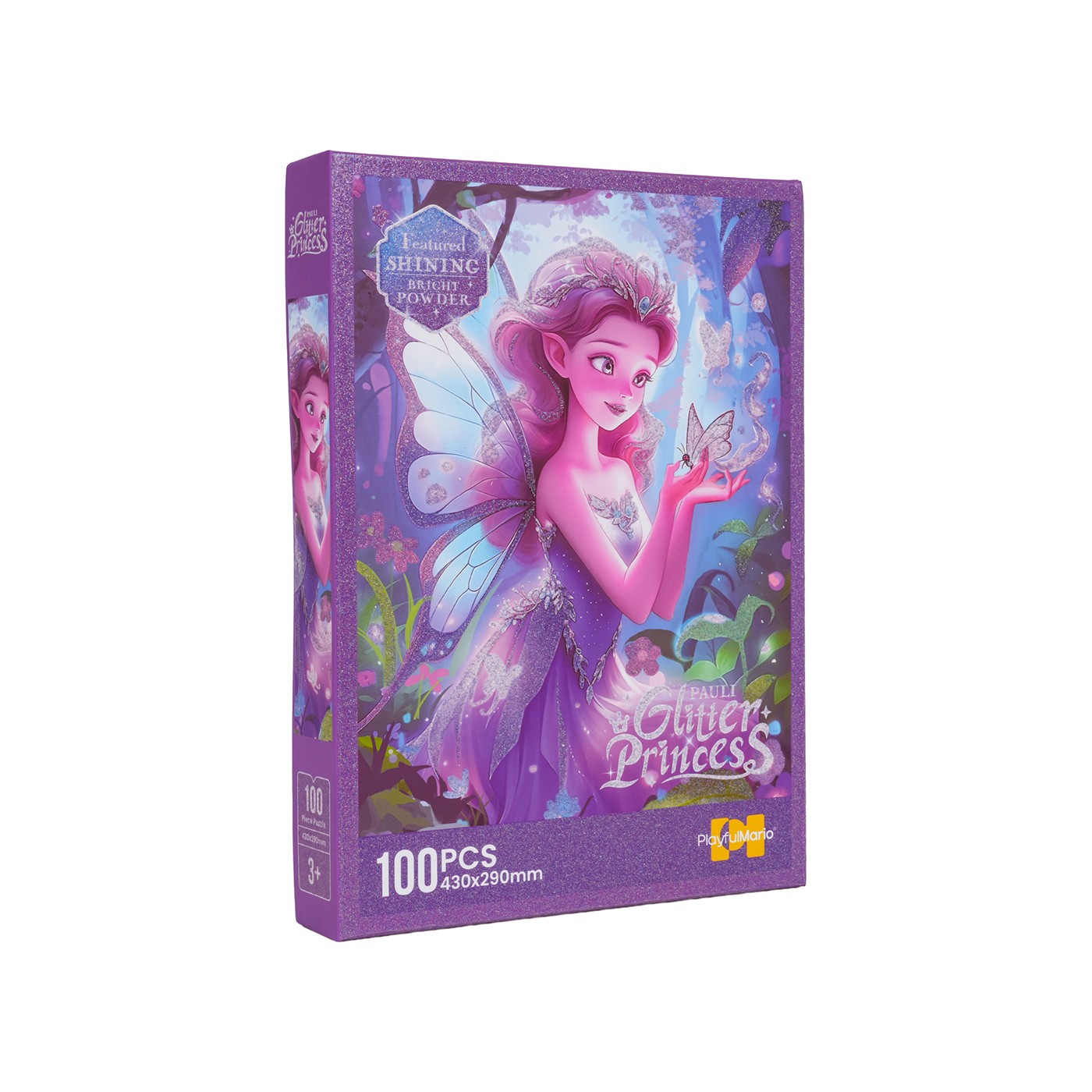 Puzzle Set 100pcs. Fairy Purple