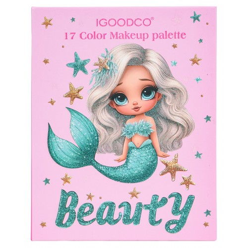 Mermaid Makeup Set Pink Book