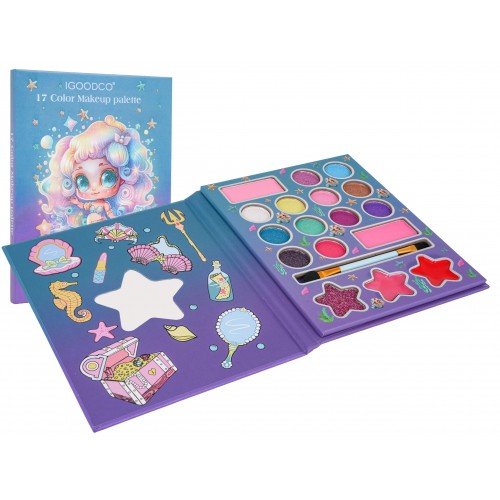 Blue Book Mermaid Makeup Set