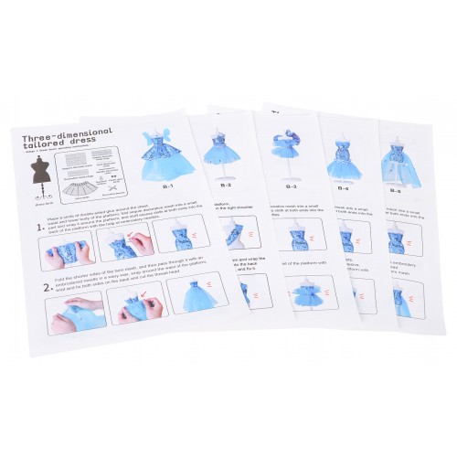 Little Designer Kit, Blue Materials + Accessories