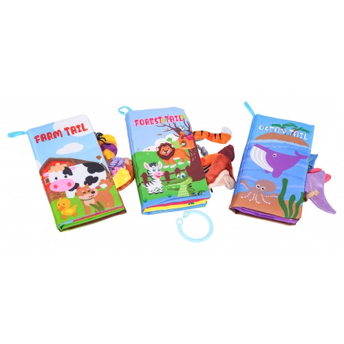 Set of Three Sensory Books for the Youngest