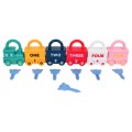 Train Set with Padlock Cars