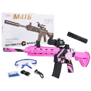 M416 Pink Water Pellet Rifle + Accessories