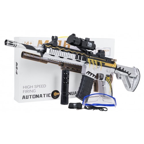 M416 Rifle Gray for Water Pellets + Accessories