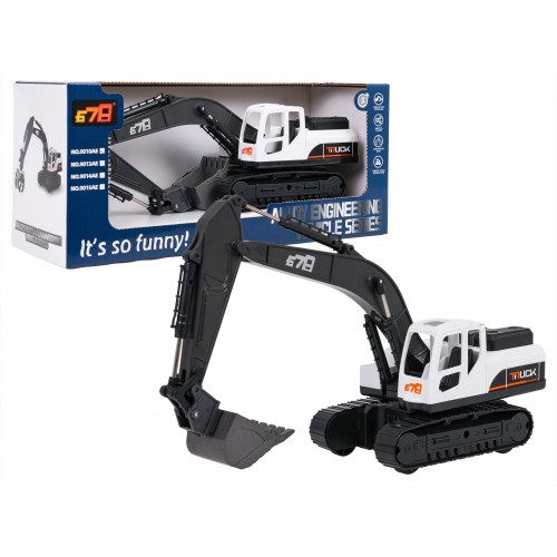 Metal Excavator White