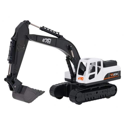 Metal Excavator White